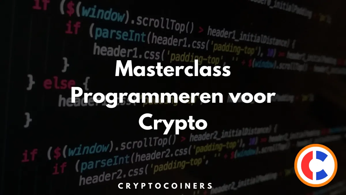 Programmeren voor Crypto